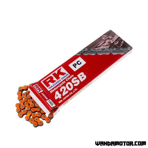 Chain RK 420SB-140 orange-1